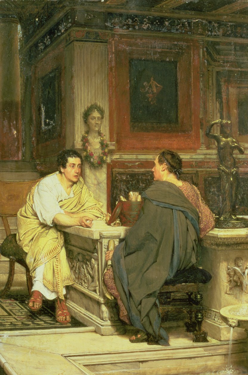 Das Gespräch von Lawrence Alma Tadema