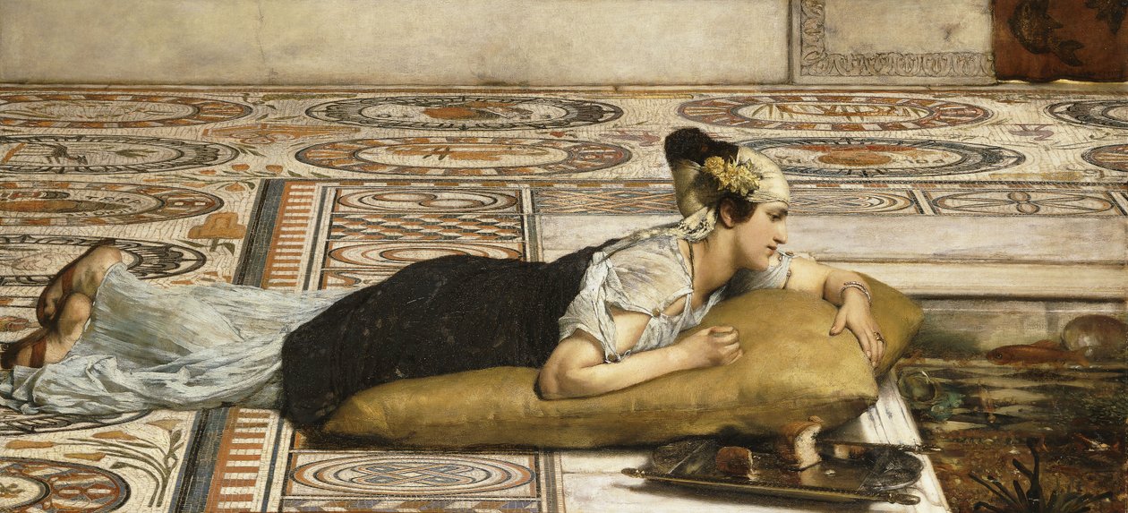 Wassertiere: Goldfische, 1874 von Lawrence Alma Tadema