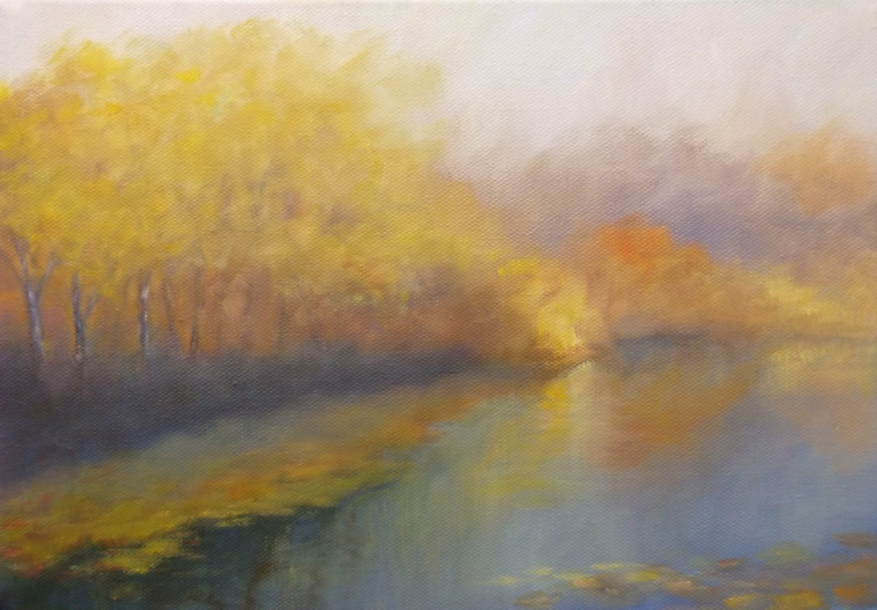 Flussgold 2012 Landschaft von Lee Campbell