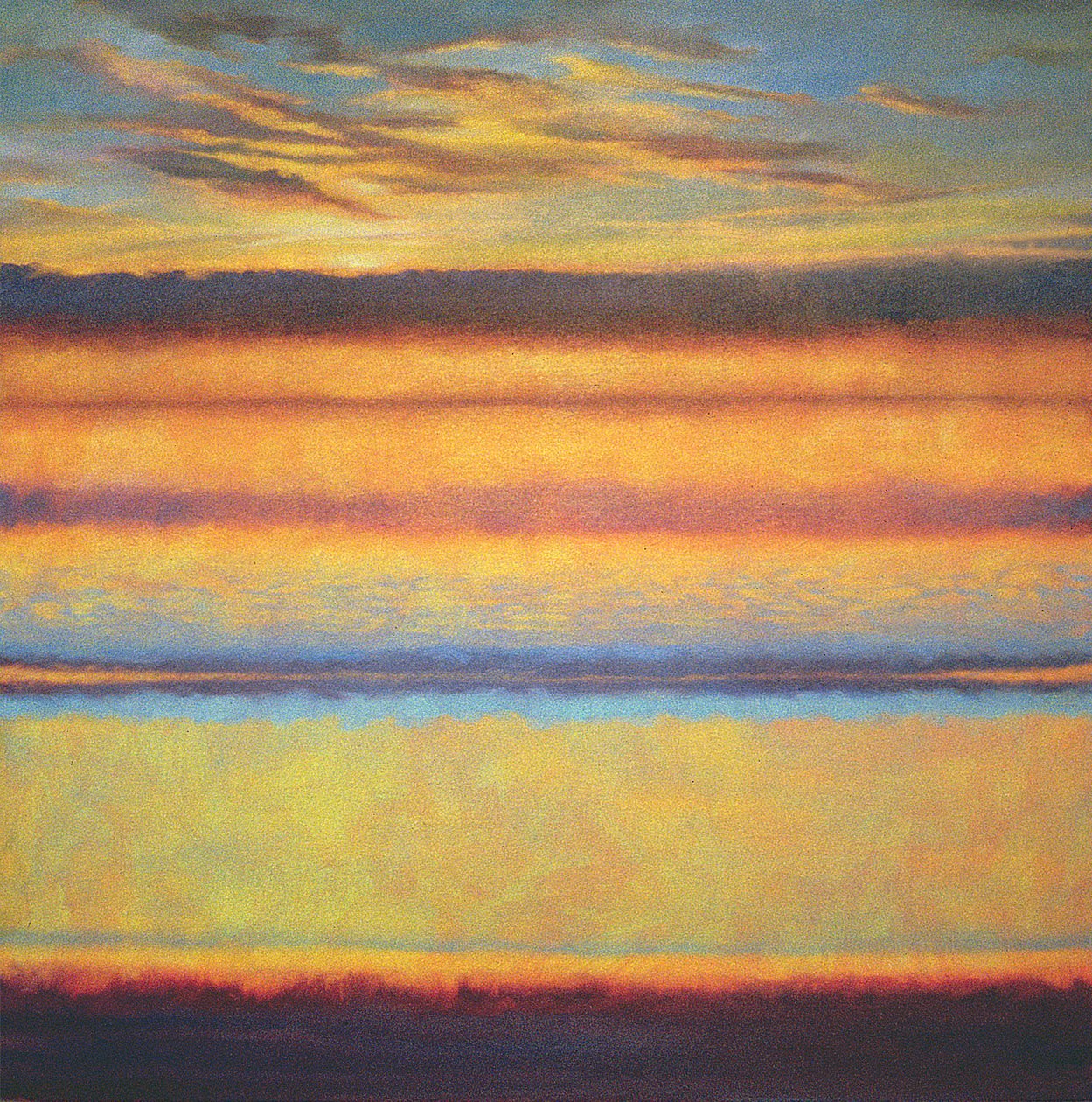 Süd, 2000 Abstrakte Landschaft von Lee Campbell