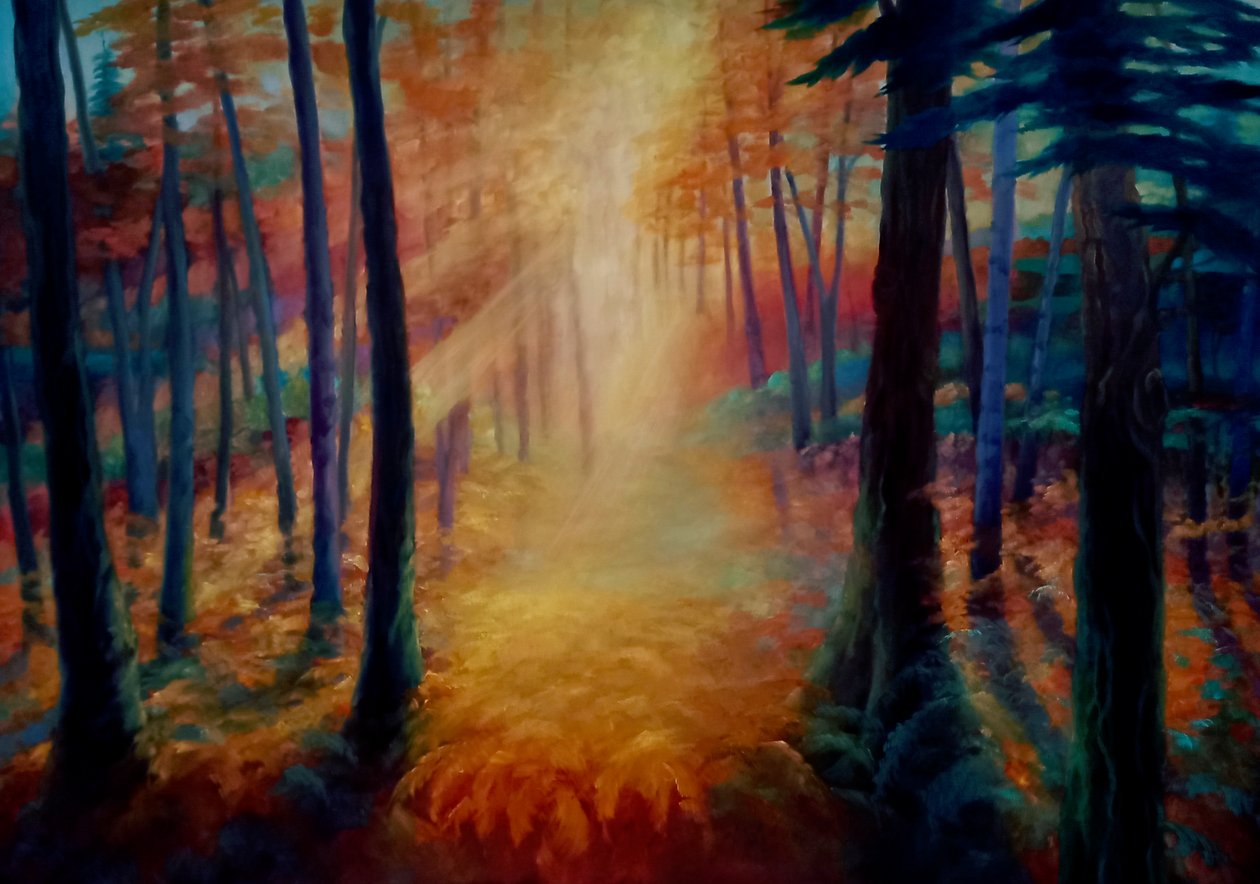Jenseits des Tals, 2021 von Lee Campbell