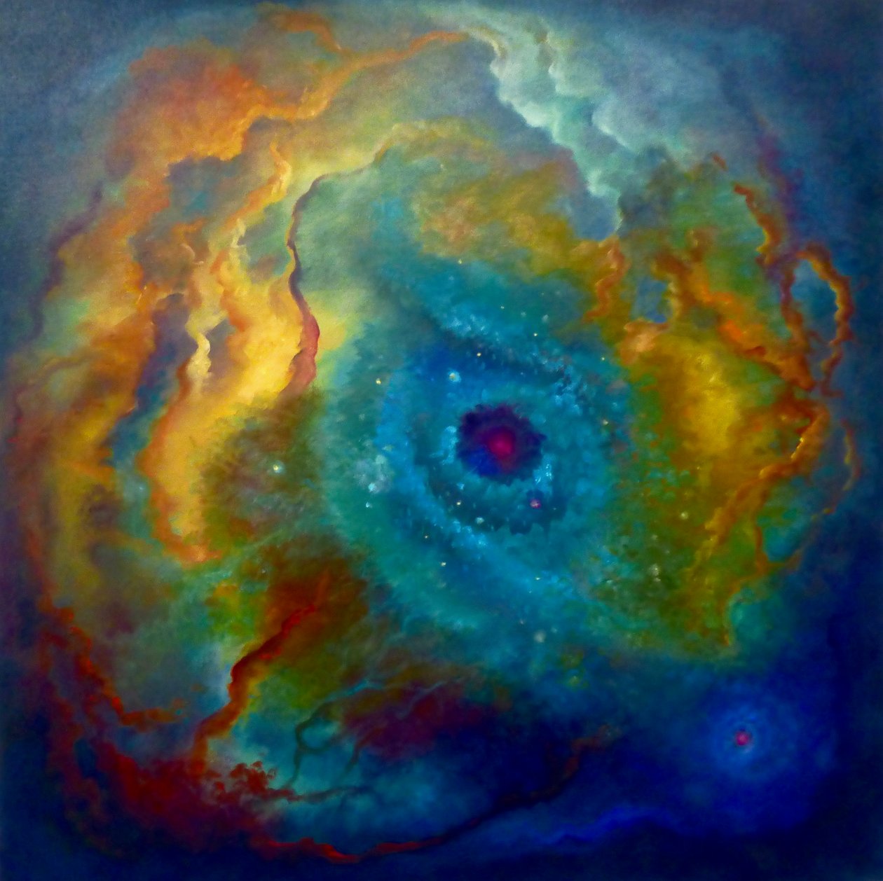 Nebula Malachit, 2023 von Lee Campbell