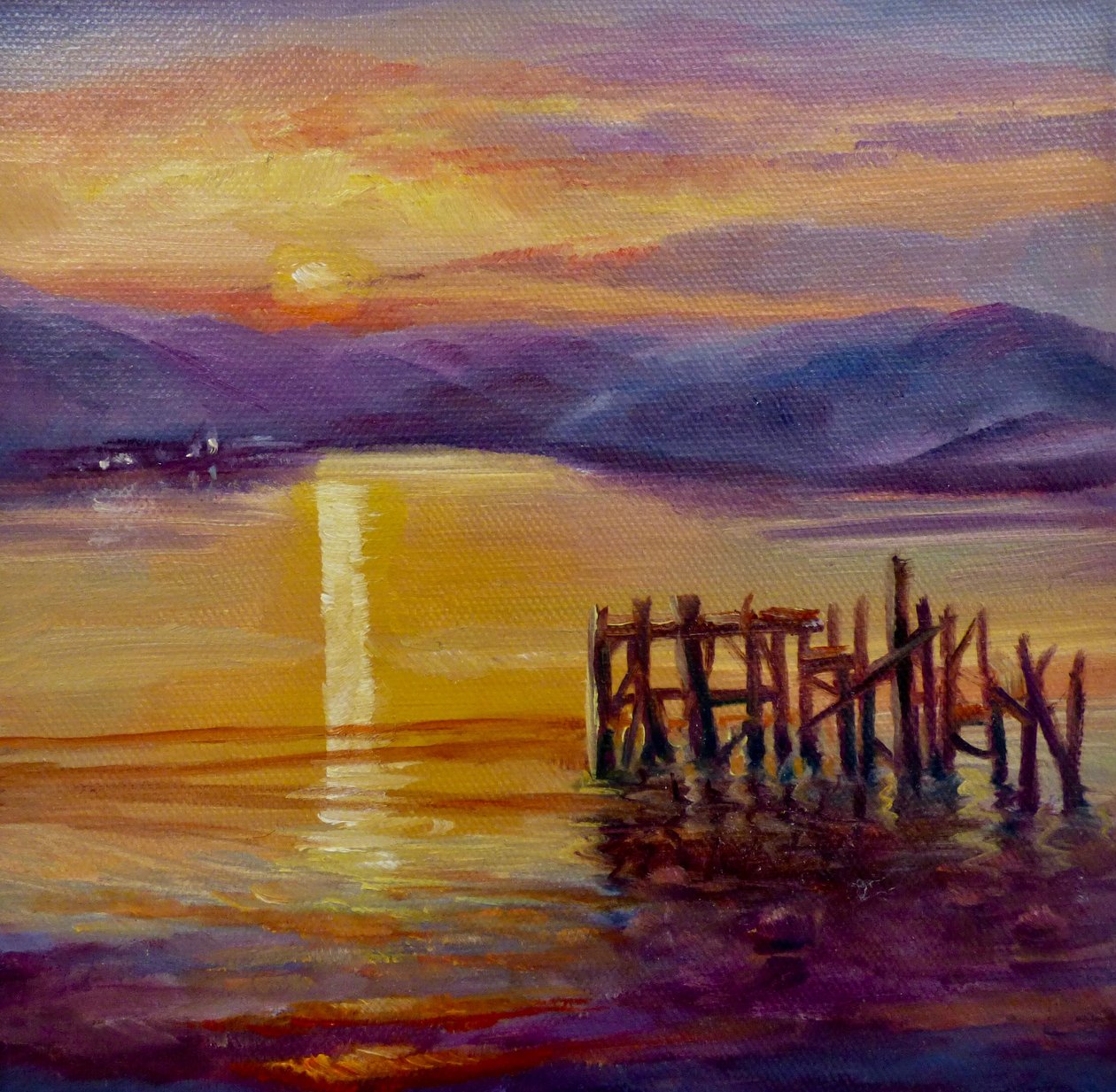 Alte Landungsbrücke, Isle of Bute, 2019 von Lee Campbell