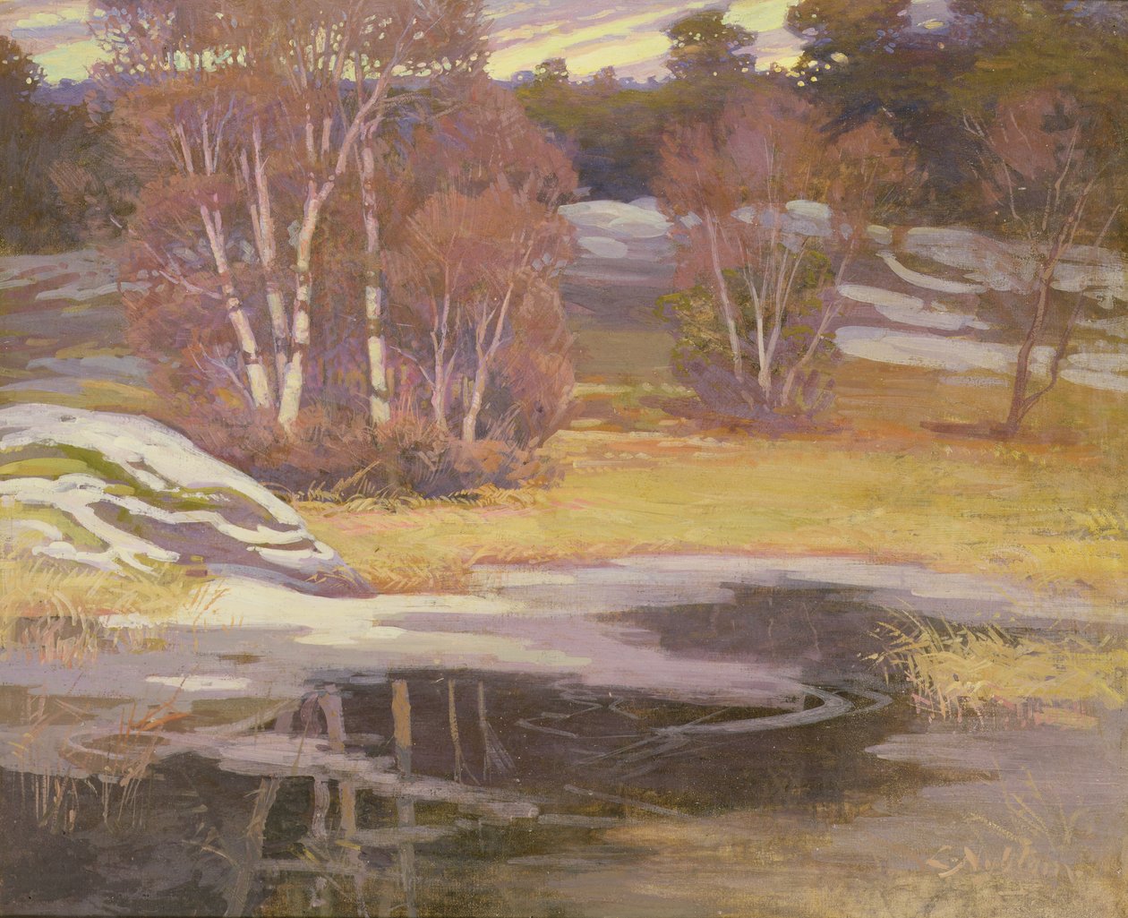 Zwischen Winter und Frühling von Lennart Nyblom