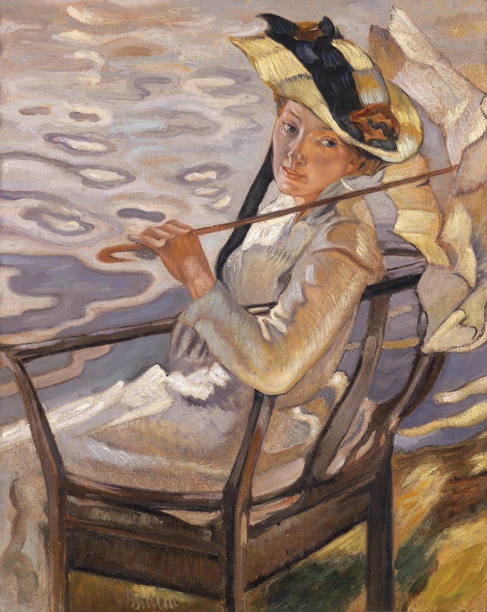 Im Sonnenlicht IV von Leo Putz
