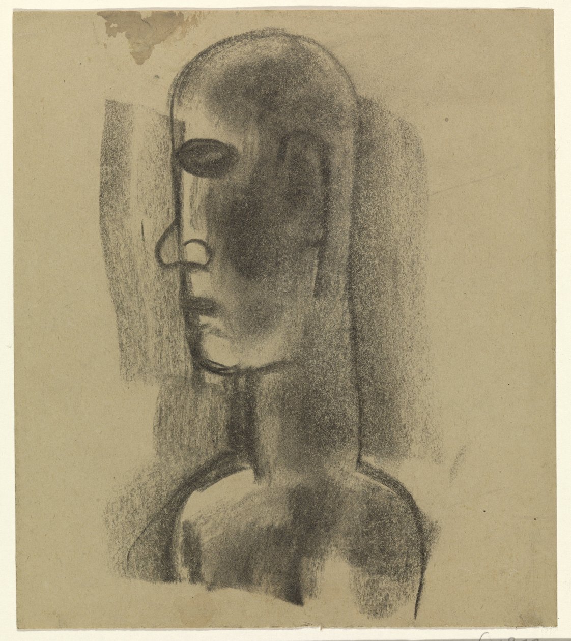 Männerkopf von Leo Gestel