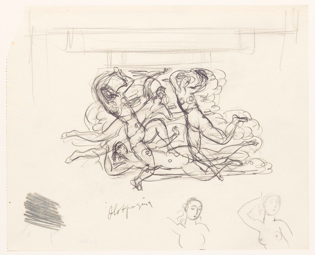 Nackte Frauen, schwimmend von Leo Gestel