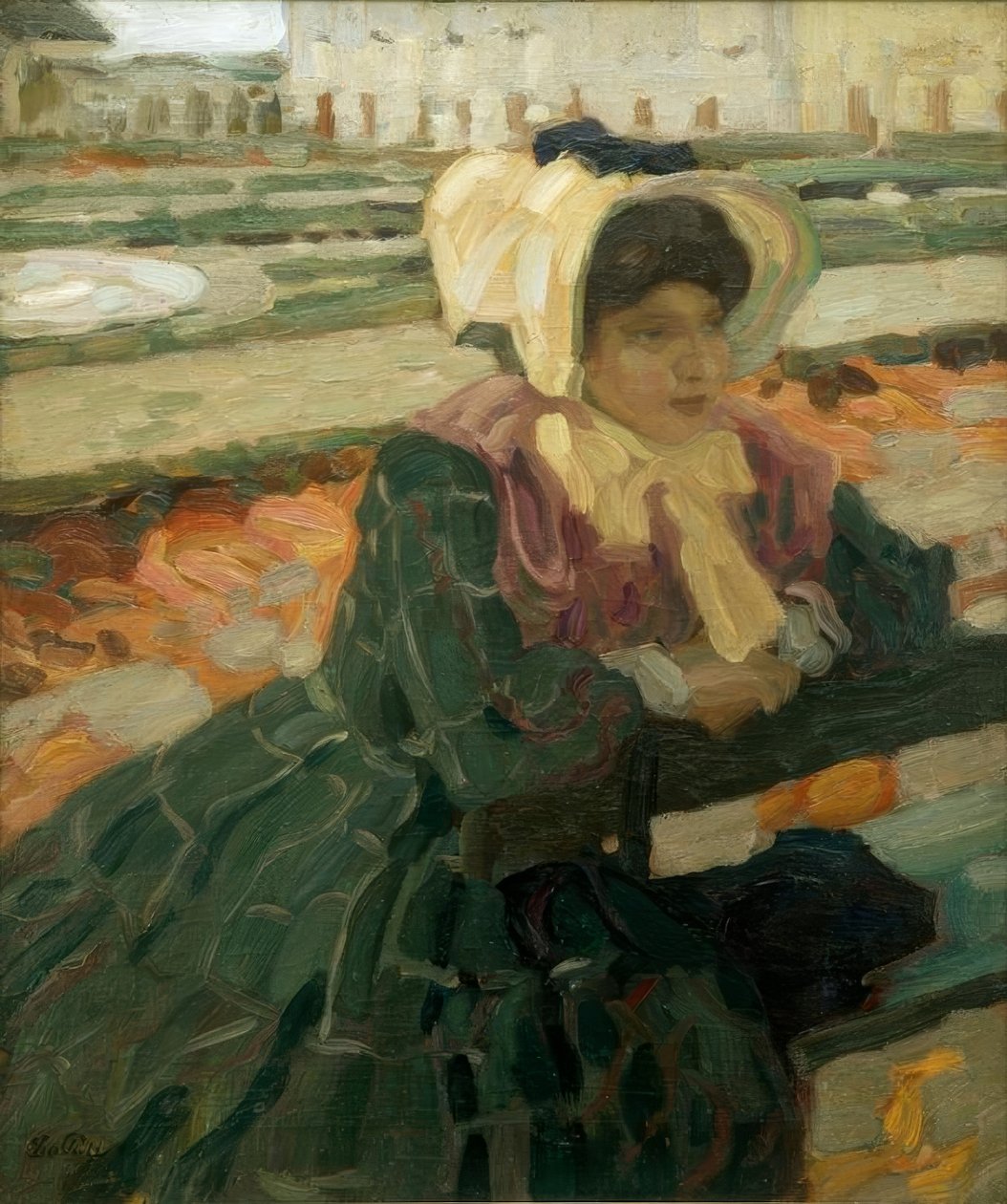 Das grüne Kleid von Leo Putz