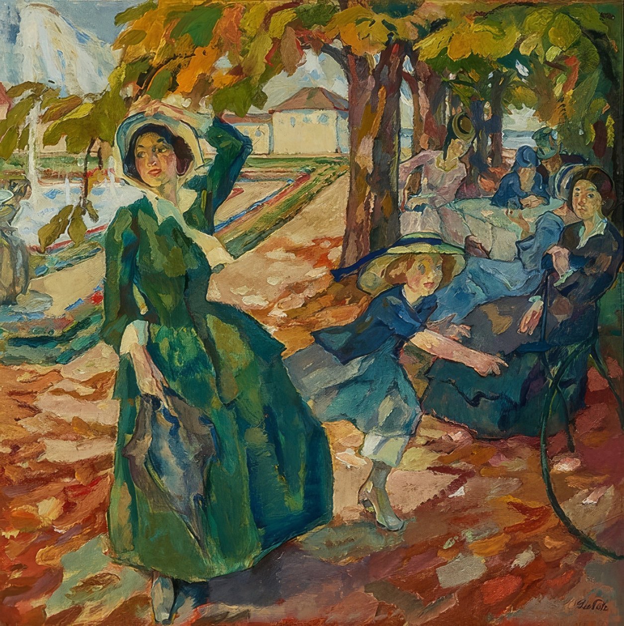 Im Schleißheimer Park von Leo Putz