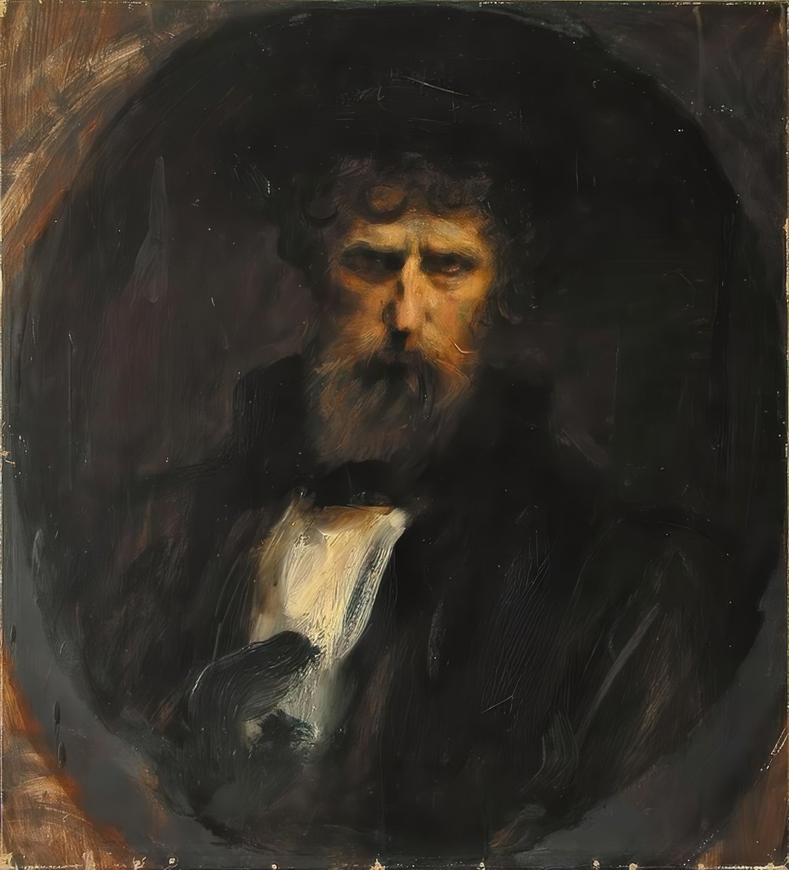Selbstporträt von Leo Samberger