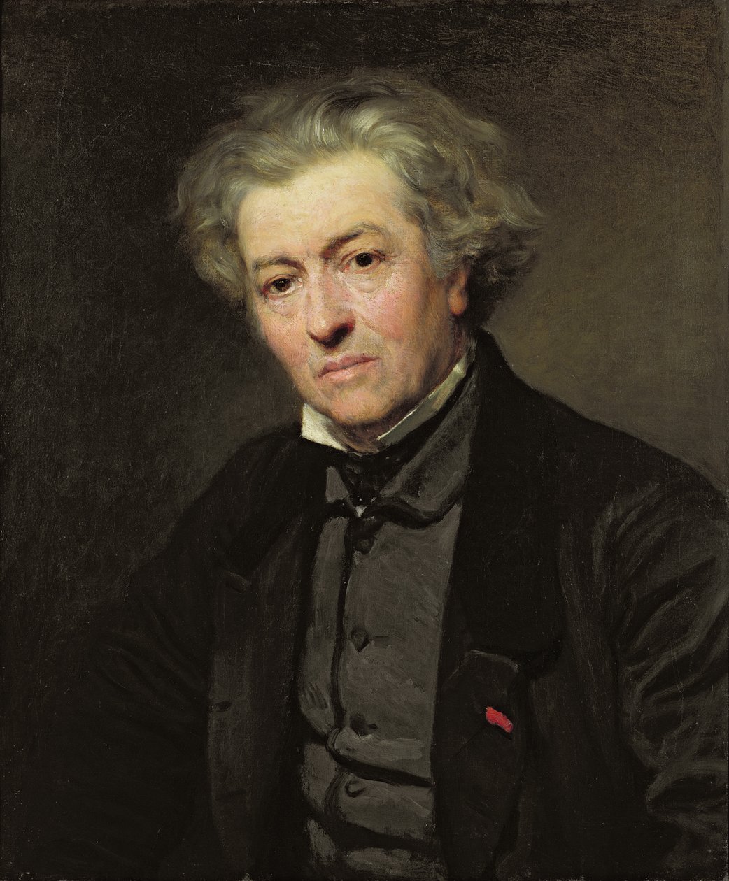 Camille Corot (1796-1875) 1858 von Leon Auguste Adolphe Belly
