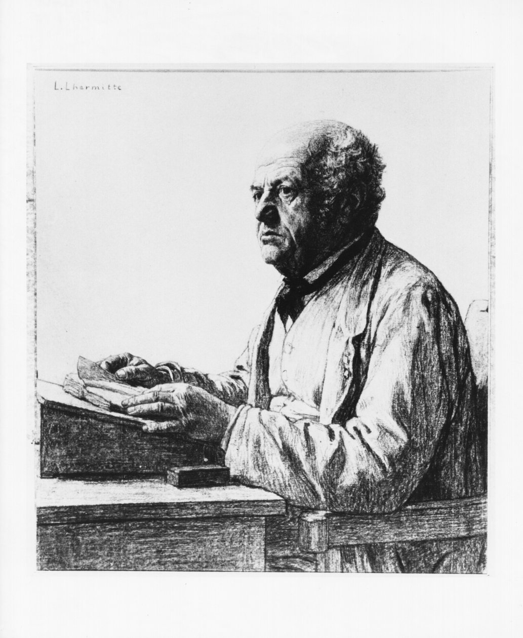 Der Vater des Künstlers von Leon Augustin Lhermitte