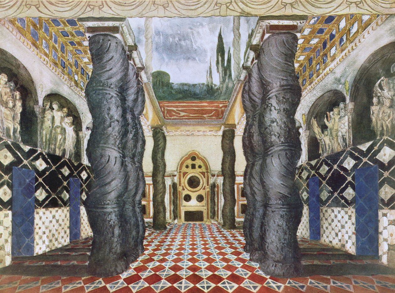 Bühnenbild für den Kaiserpalast, aus 