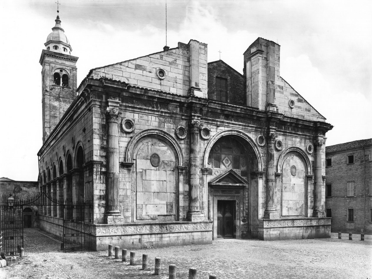 Ansicht der Fassade von Leon Battista Alberti