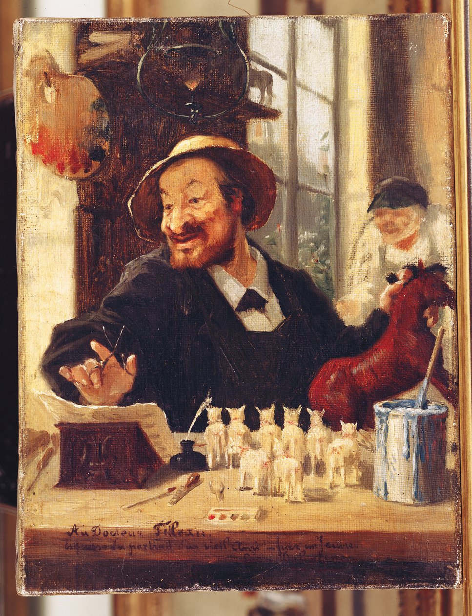 Porträt von Shaunard, oder Shanne von Leon Dehaisne