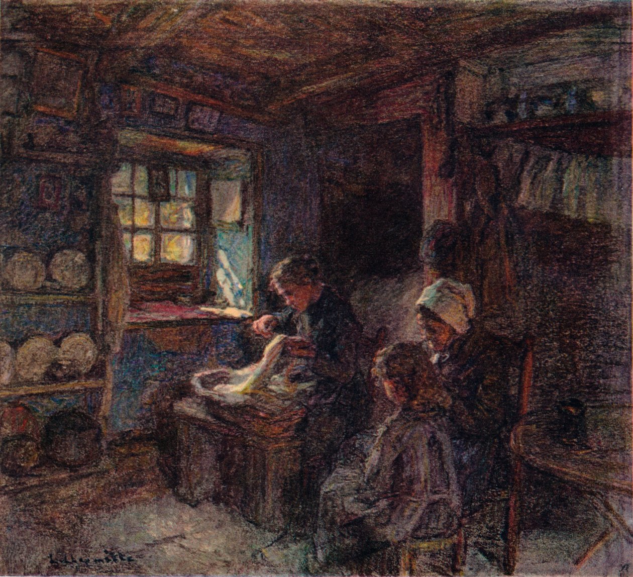 Les Dentellières, ca. 1888 von Leon Augustin Lhermitte