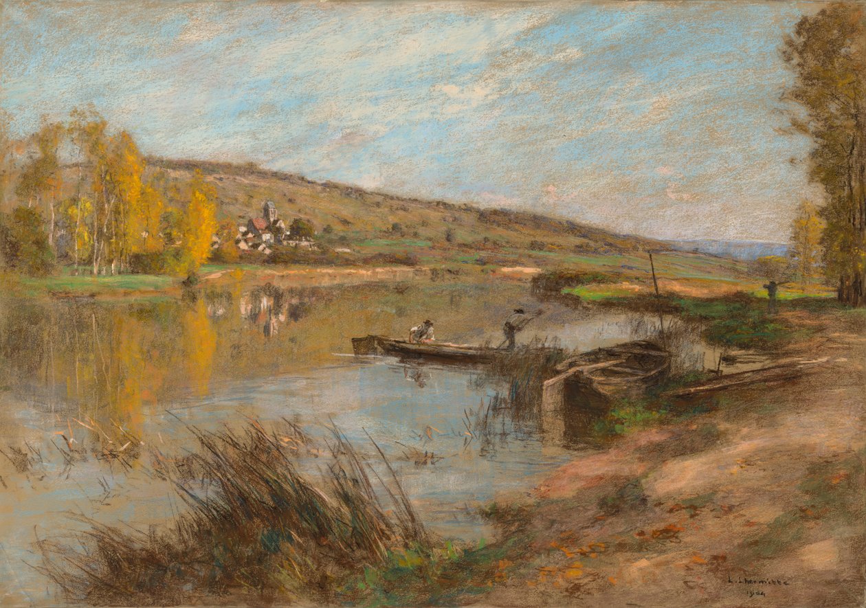 Quai au Sable, Chartèves von Leon Augustin Lhermitte