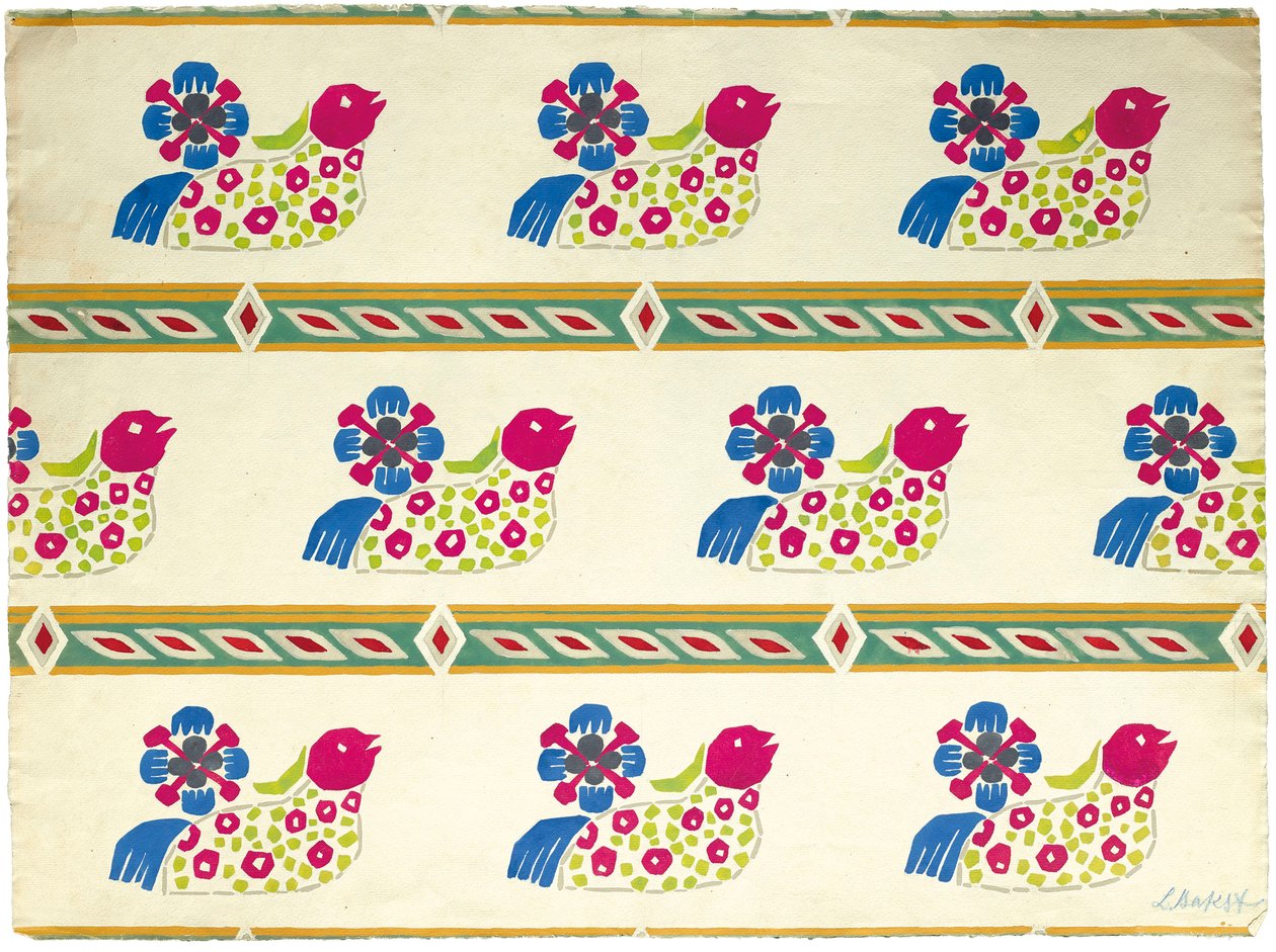 Textildesign, frühes 20. Jahrhundert von Leon Bakst