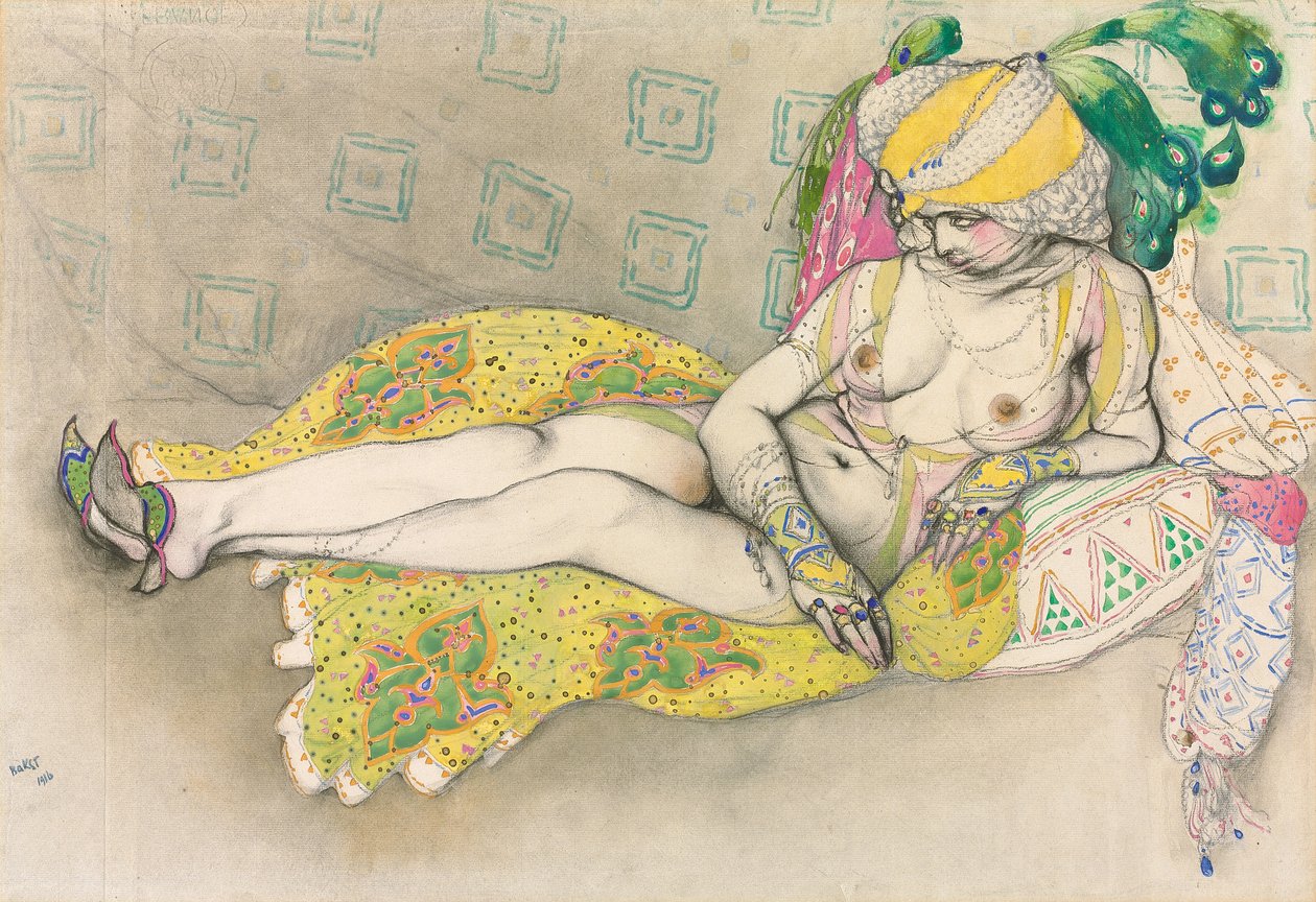 Die Gelbe Sultana von Leon Bakst