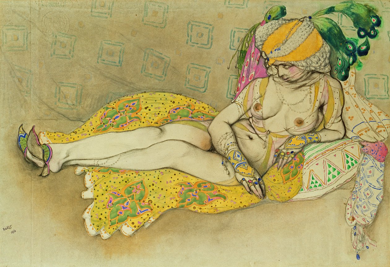 Die Gelbe Sultanin von Leon Bakst