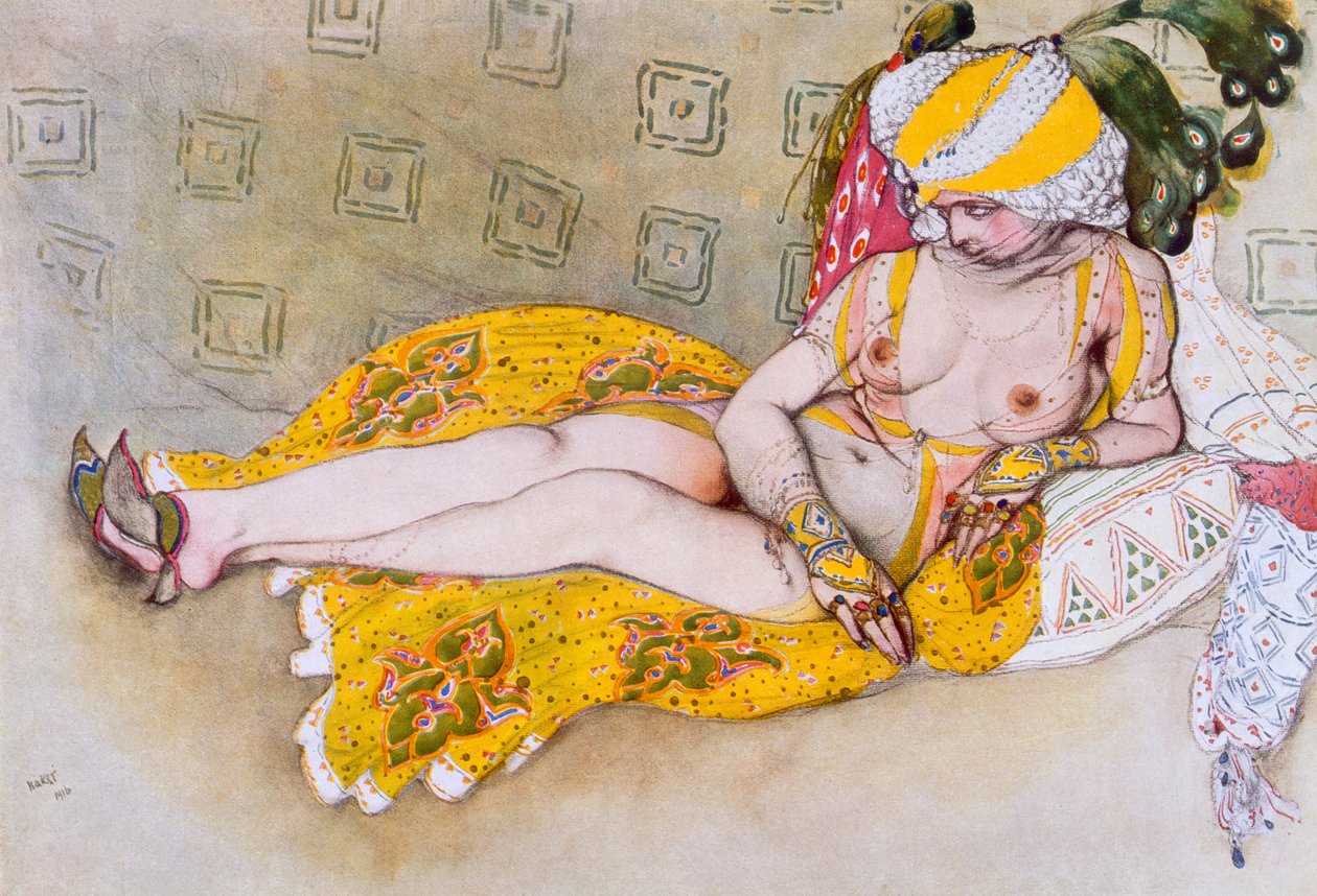 Die Gelbe Sultana, 1916 von Leon Bakst