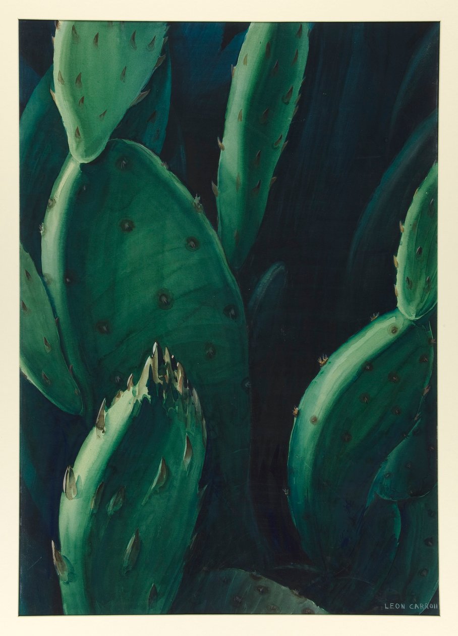 Smaragde (Kaktus) von Leon Carroll