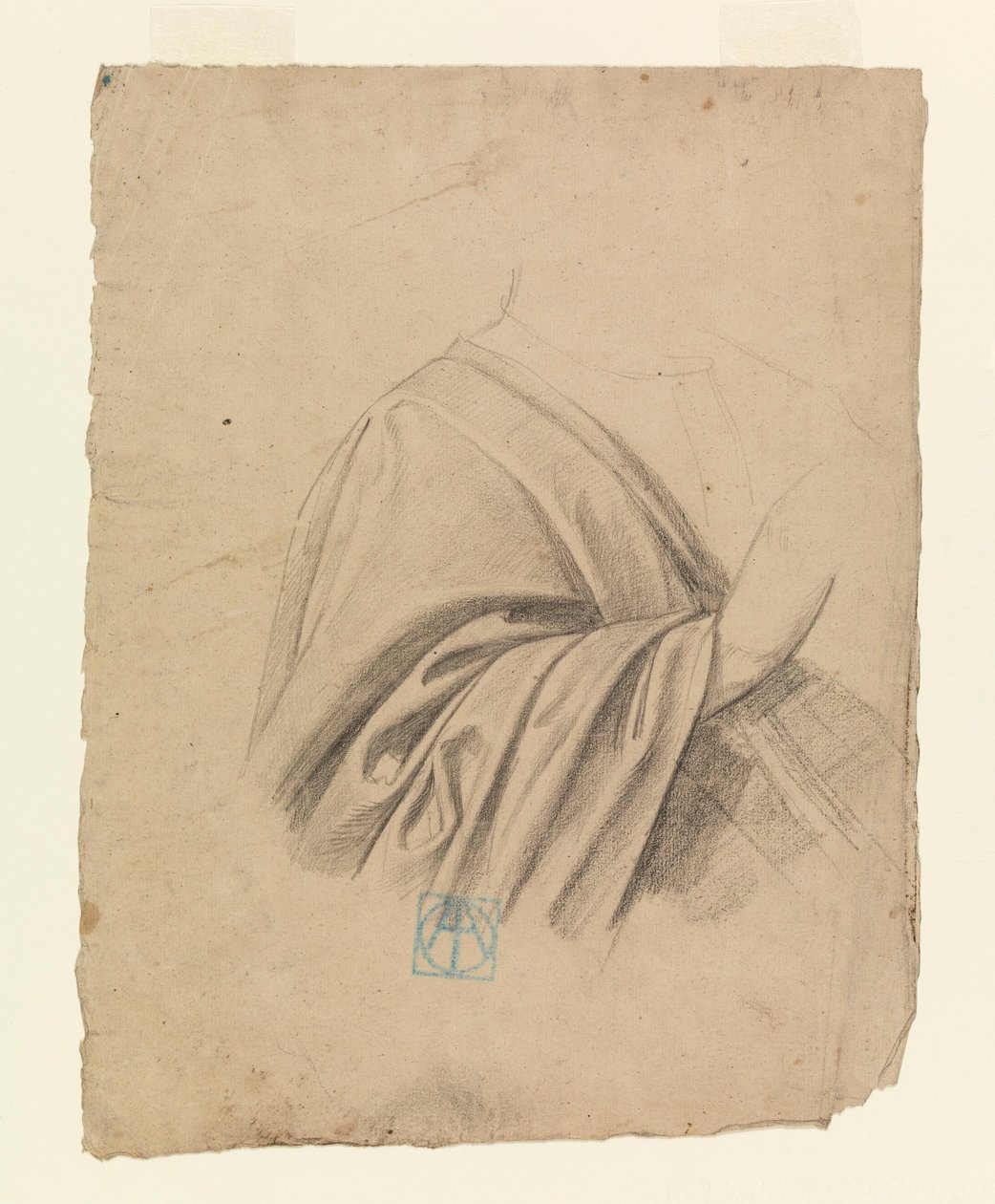 Draperiestudie, 1886–92 von Leon Dabo