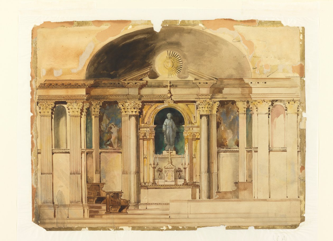 Darstellung des Chors von Leon Dabo