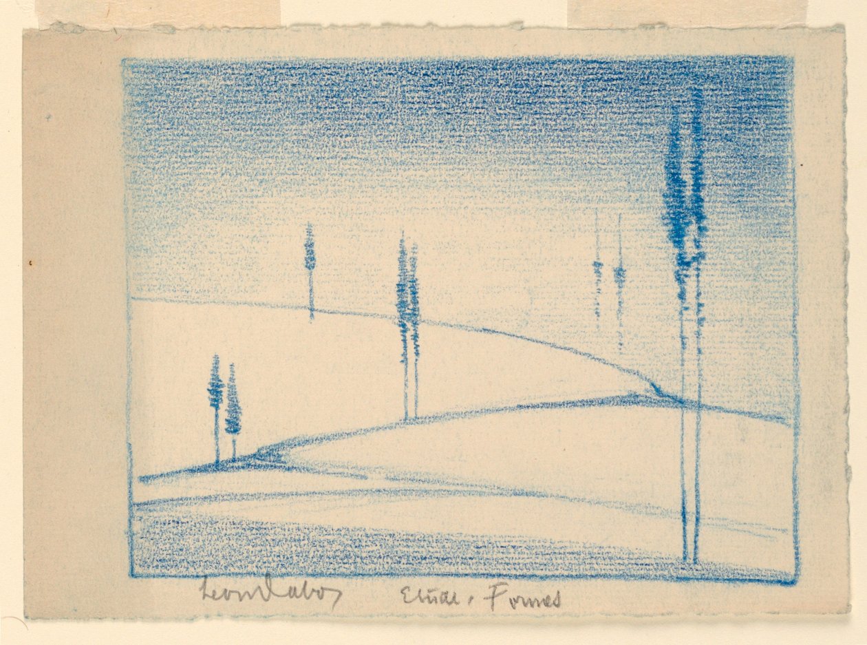 Schneelandschaft von Leon Dabo
