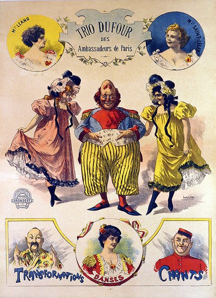 Trio DuFour Plakat von Leon Louis Oury