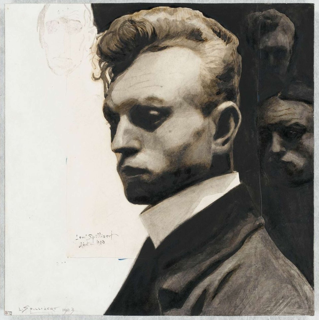 Selbstporträt, 1903 von Leon Spilliaert