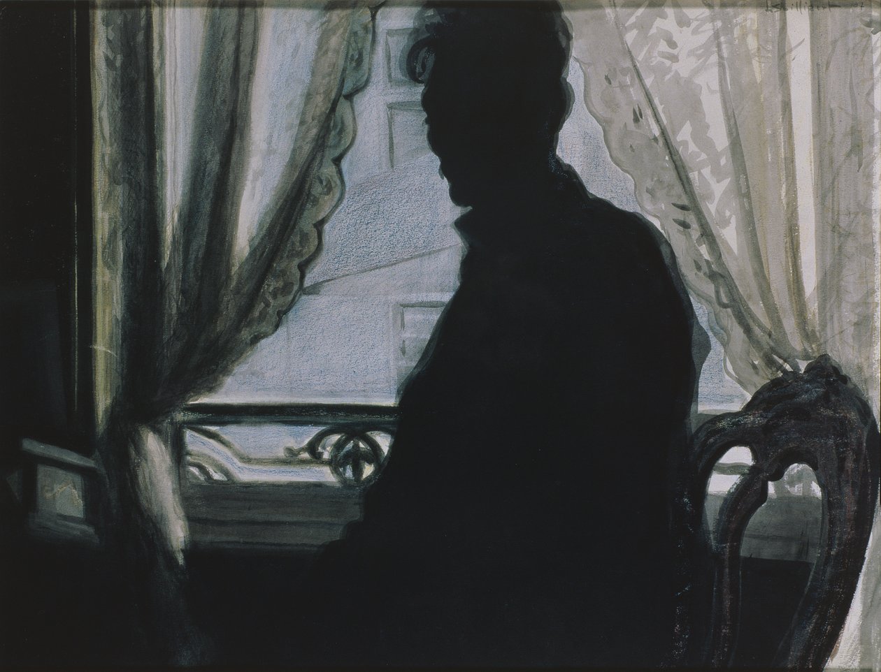 Silhouette des Künstlers von Leon Spilliaert