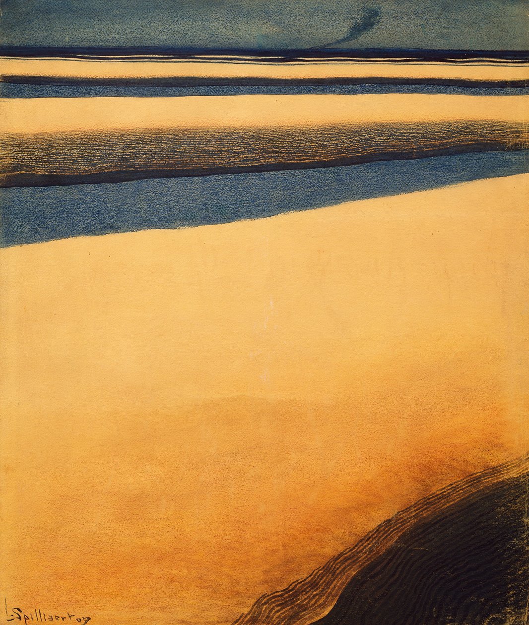 Der Liner, Dampfschiff von Leon Spilliaert