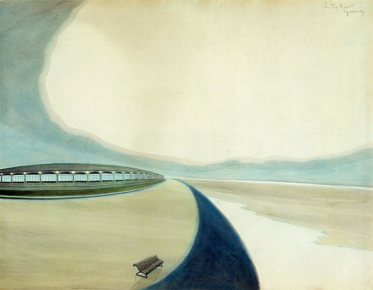 Die Seemauer von Leon Spilliaert
