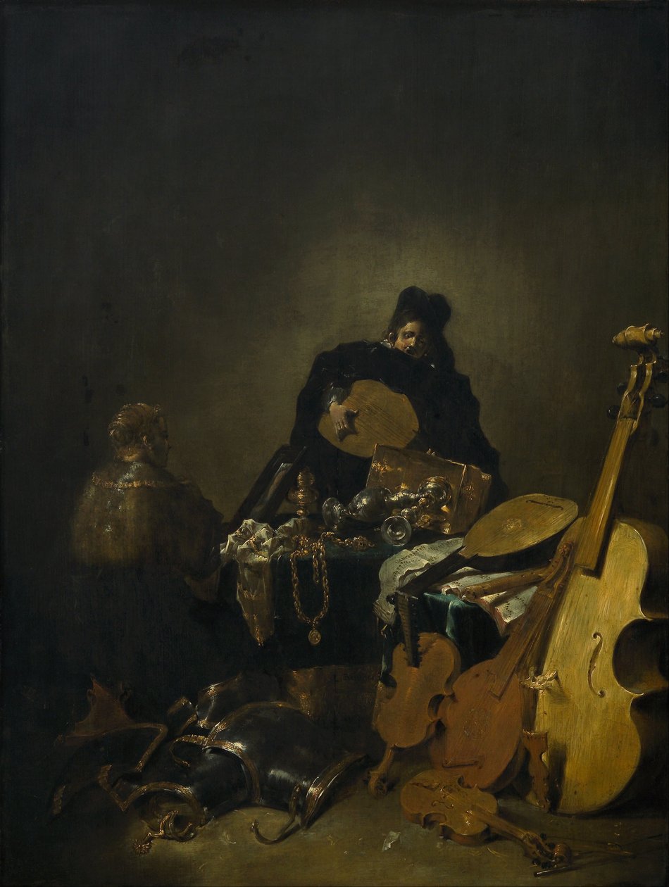 Allegorie der Eitelkeit (Vanitas) von Leonaert Bramer
