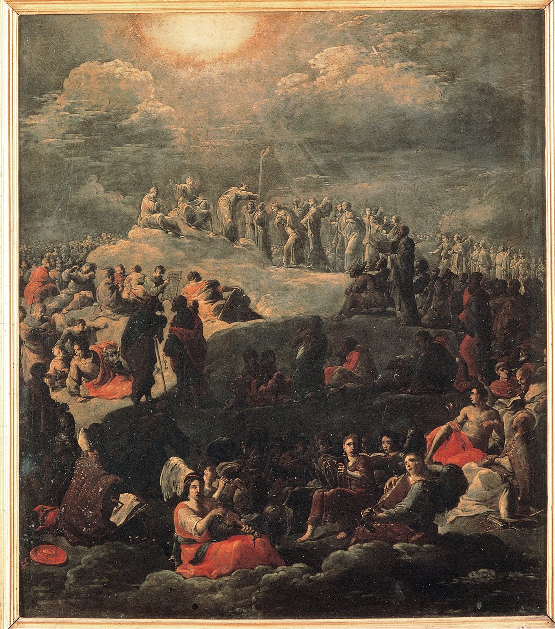 Verherrlichung des Heiligen Kreuzes von Leonaert Bramer