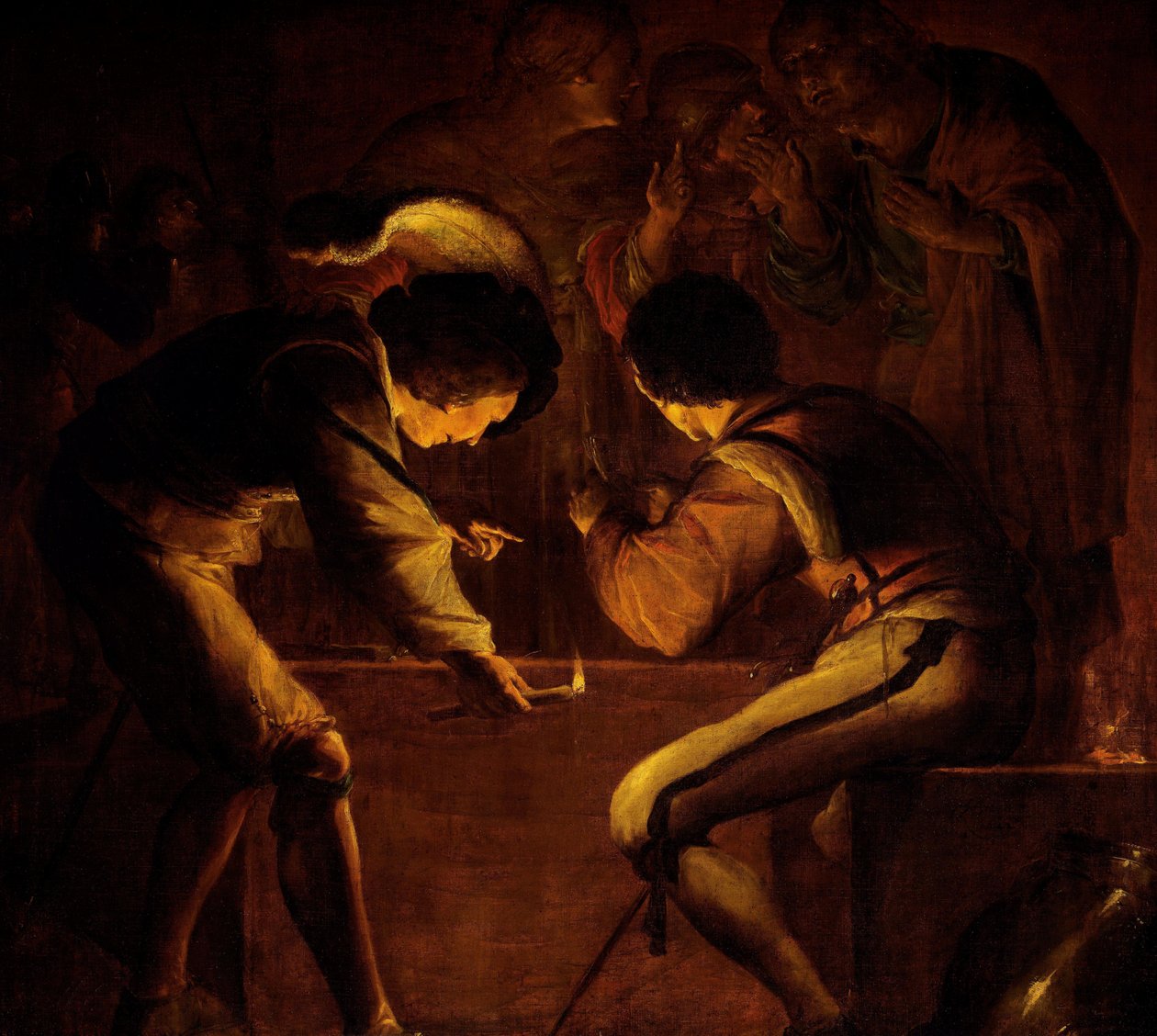 Die Verleugnung des Petrus von Leonaert Bramer