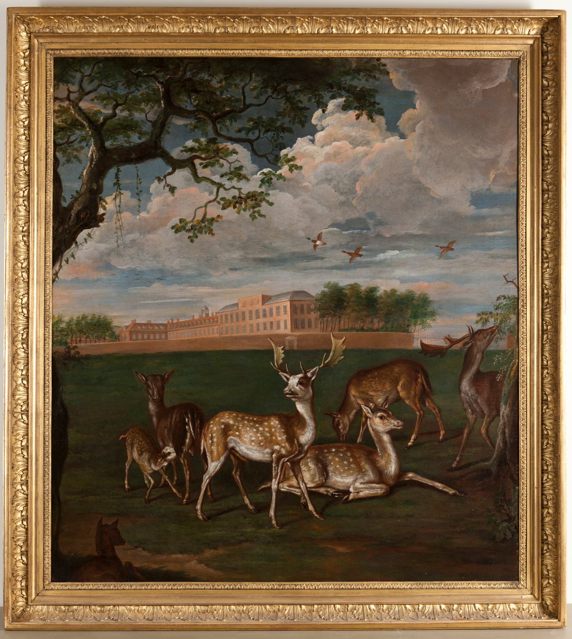 Damwild im Hyde Park von Leonard (style of) Knyff