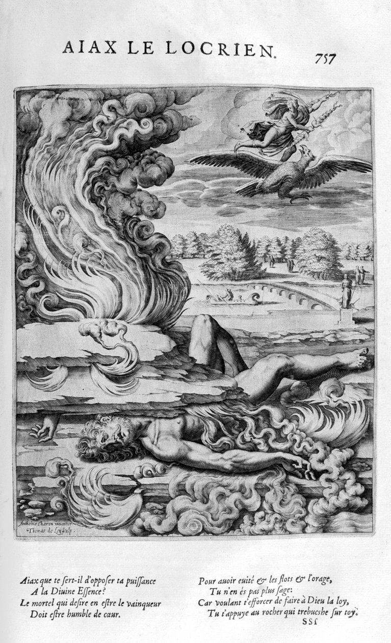Ajax der Kleine, 1615 von Leonard Gaultier