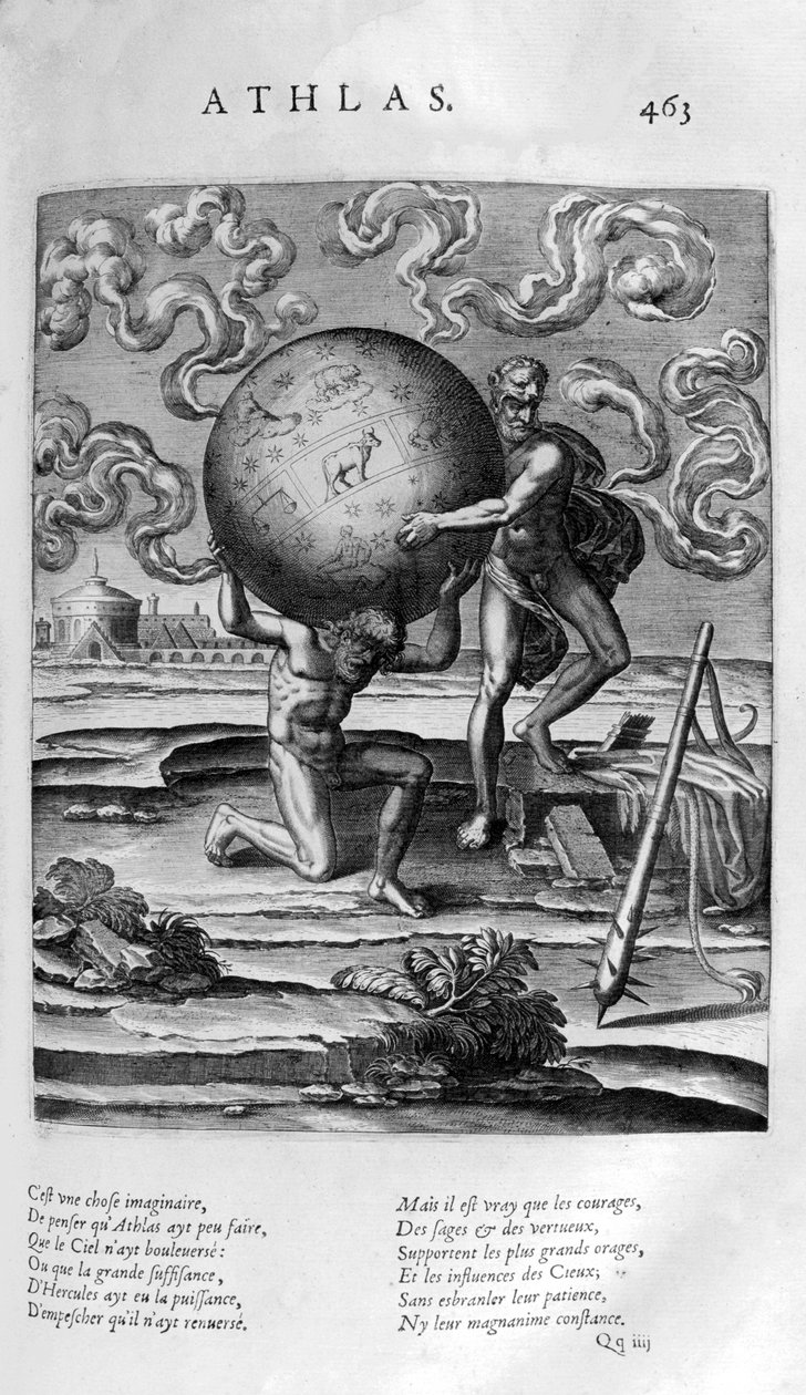 Atlas, 1615 von Leonard Gaultier