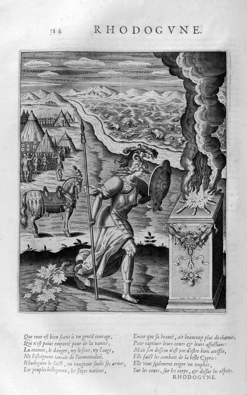 Rhodogune, 1615 von Leonard Gaultier