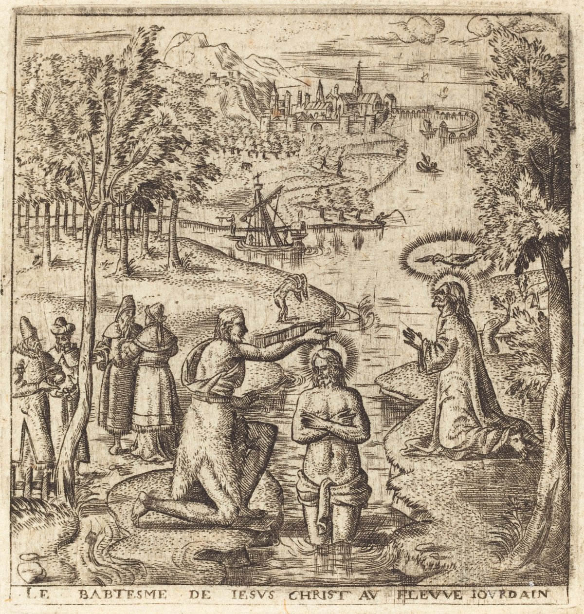 Die Taufe Christi von Leonard Gaultier