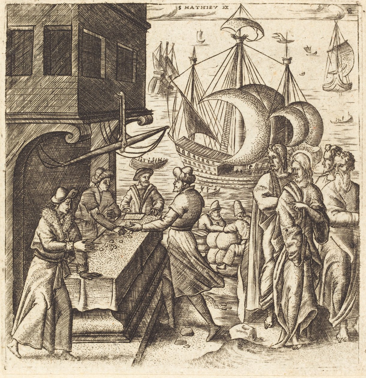 Die Berufung des Matthäus von Leonard Gaultier