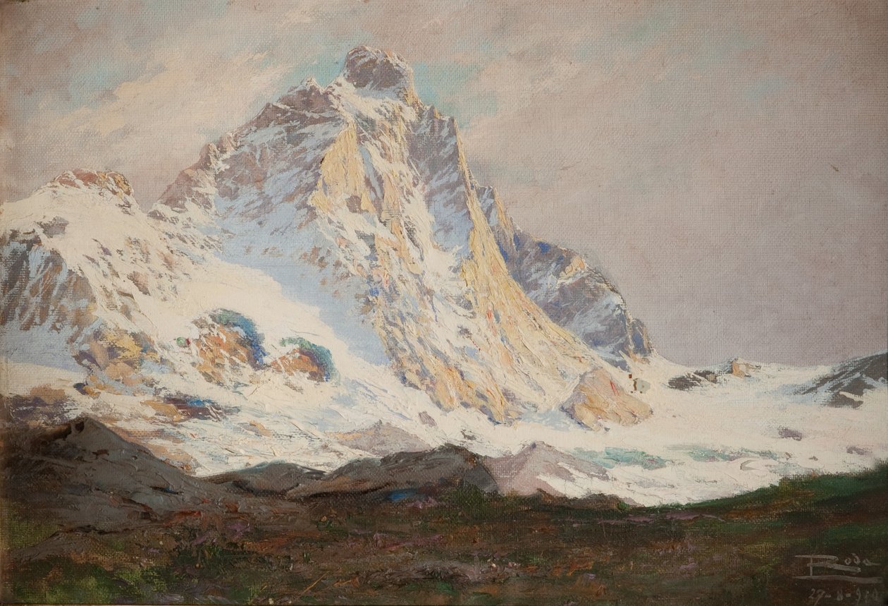Das Matterhorn, 1910 von Leonardo Roda