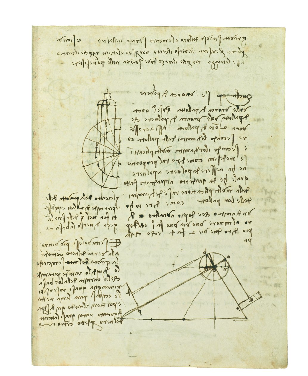 Codex über den Vogelflug, Folio 2 recto von Leonardo da Vinci