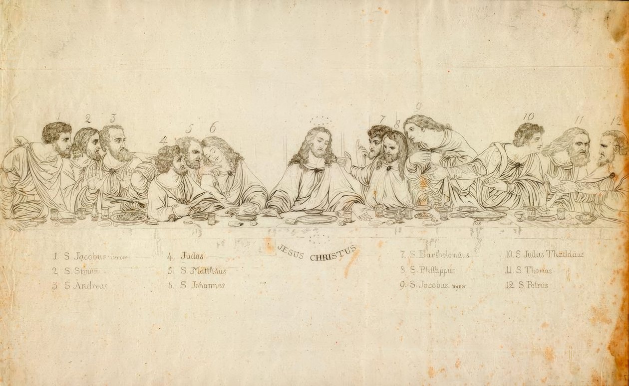 Das Abendmahl von Leonardo da Vinci