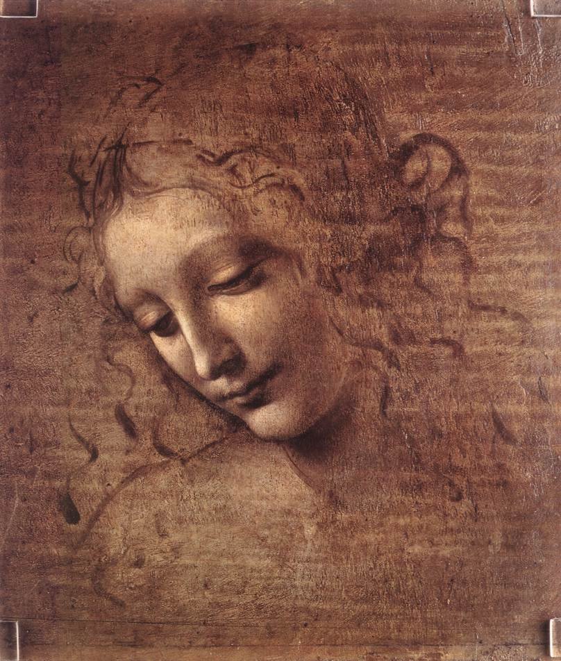 Weiblicher Kopf (La Scapigliata) von Leonardo da Vinci