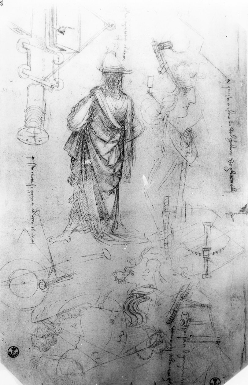 Studien von Leonardo da Vinci