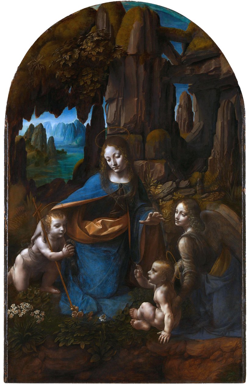 Die Felsgrottenmadonna von Leonardo da Vinci