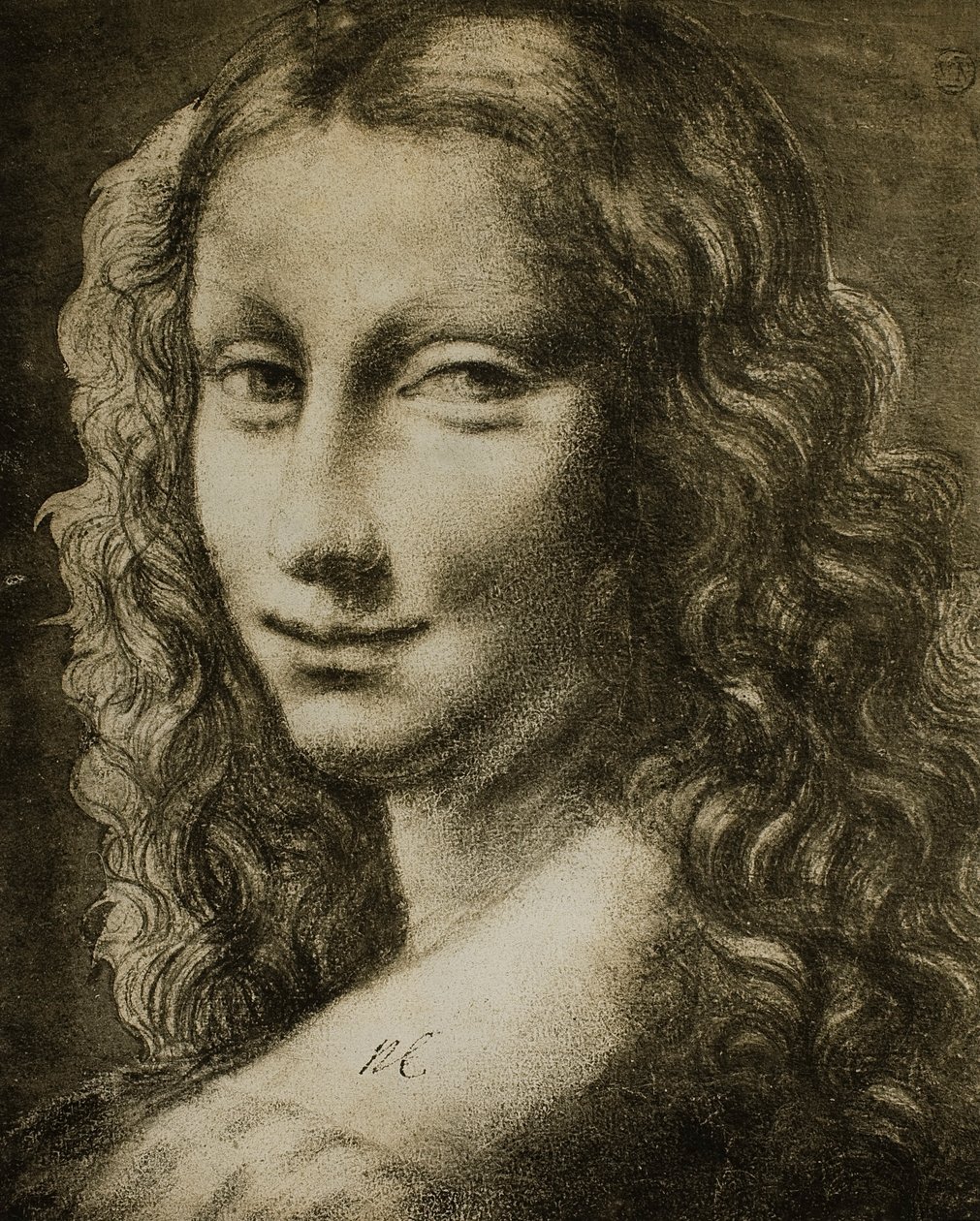 Porträt einer Frau von Leonardo da school of Vinci